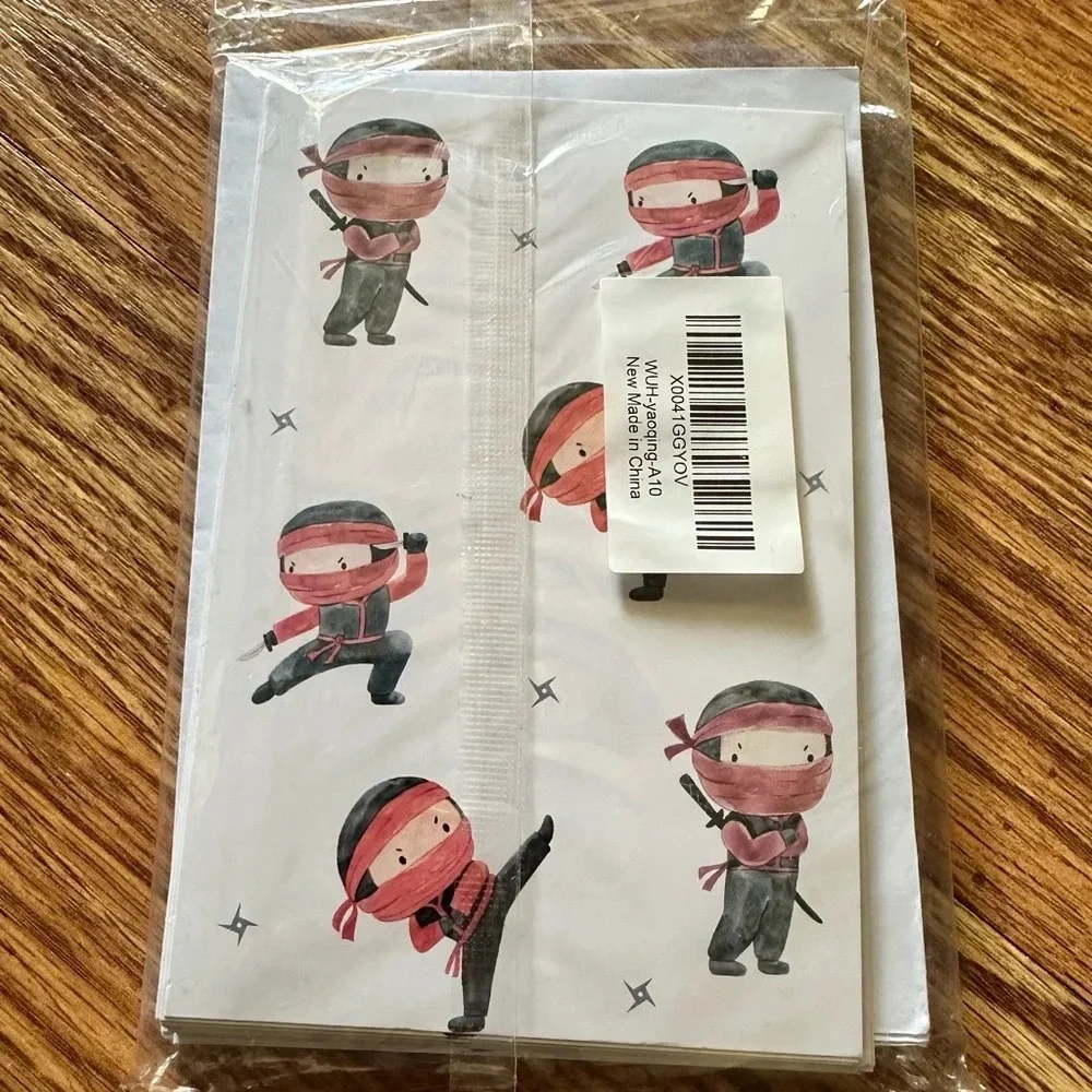 Ninja Birthday Party Invitations